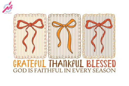 Ready to Press : Grateful Thankful Blessed