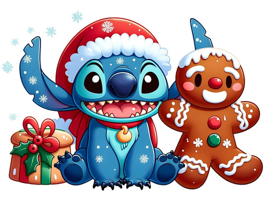 Ready to Press : Stitch x Gingerbread